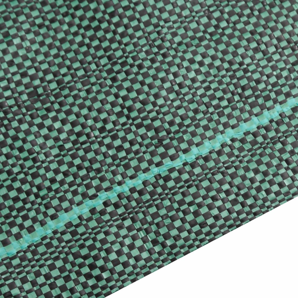 vidaXL Membrane anti-mauvaises herbes vert 2x50 m PP