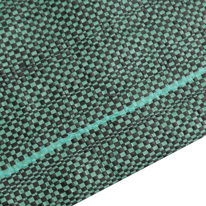 vidaXL Membrane anti-mauvaises herbes vert 2x200 m PP