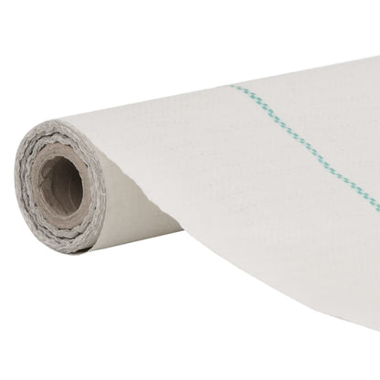 vidaXL Membrane anti-mauvaises herbes blanc 1x50 m PP