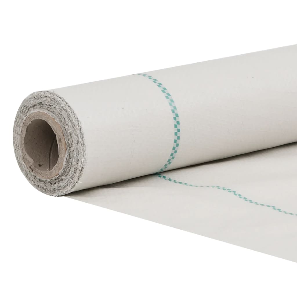 vidaXL Membrane anti-mauvaises herbes blanc 1x50 m PP