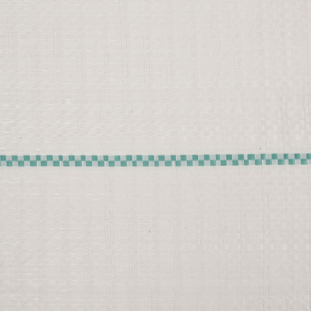 vidaXL Membrane anti-mauvaises herbes blanc 1x50 m PP