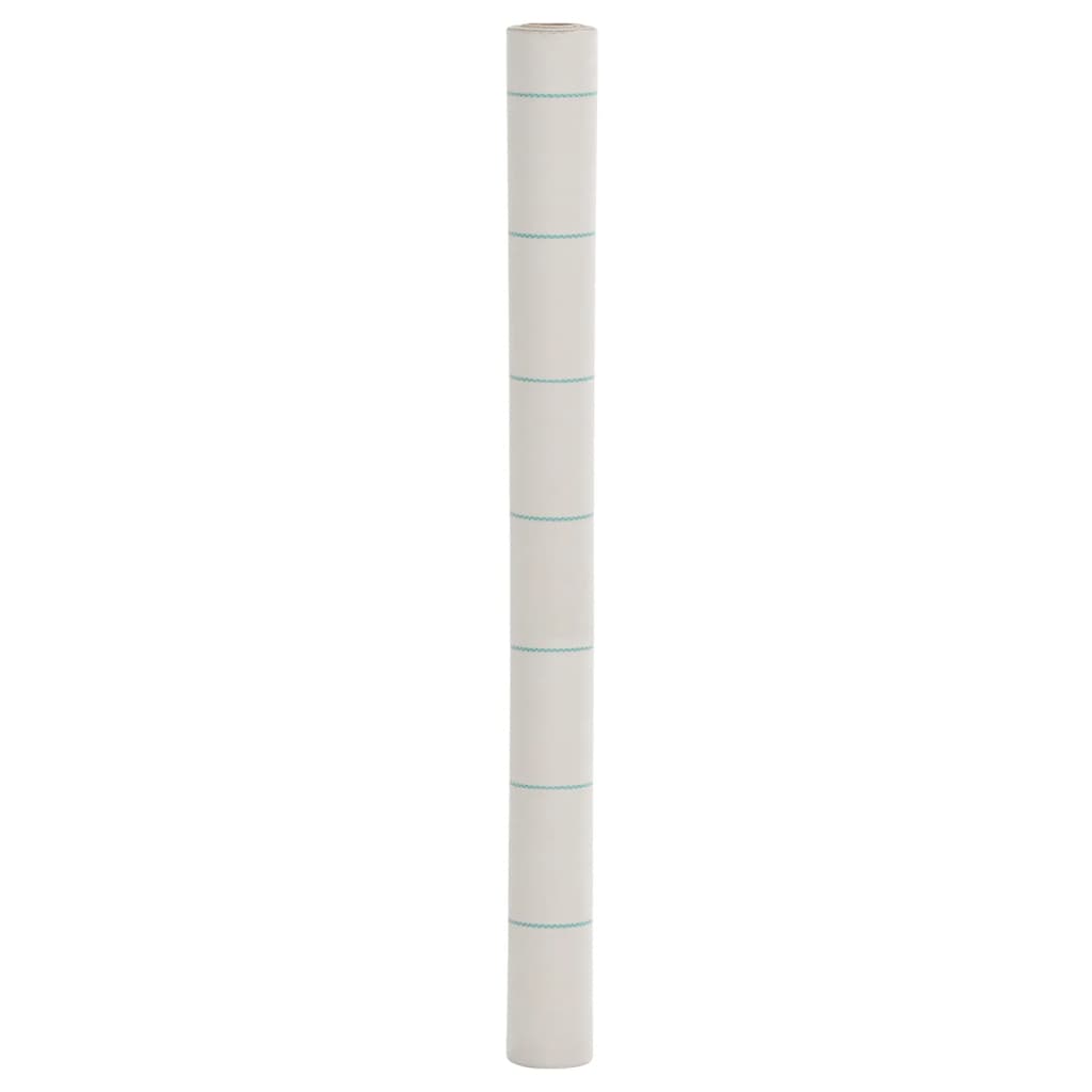 vidaXL Membrane anti-mauvaises herbes blanc 1,5x100 m PP