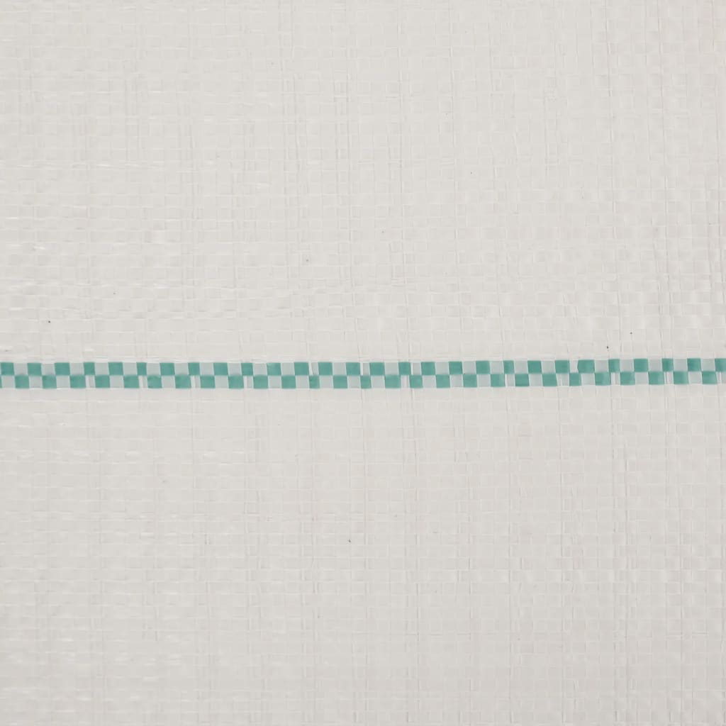 vidaXL Membrane anti-mauvaises herbes blanc 1,5x100 m PP
