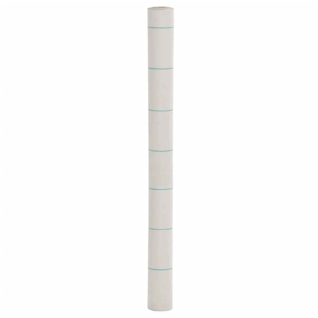 vidaXL Membrane anti-mauvaises herbes blanc 1,5x200 m PP