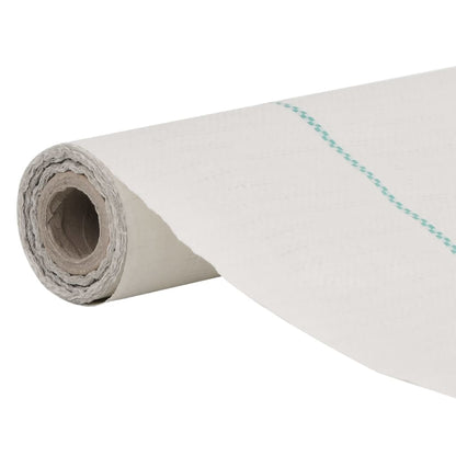 vidaXL Membrane anti-mauvaises herbes blanc 1,5x200 m PP
