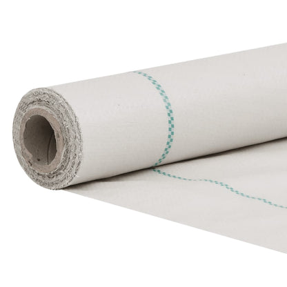 vidaXL Membrane anti-mauvaises herbes blanc 1,5x200 m PP