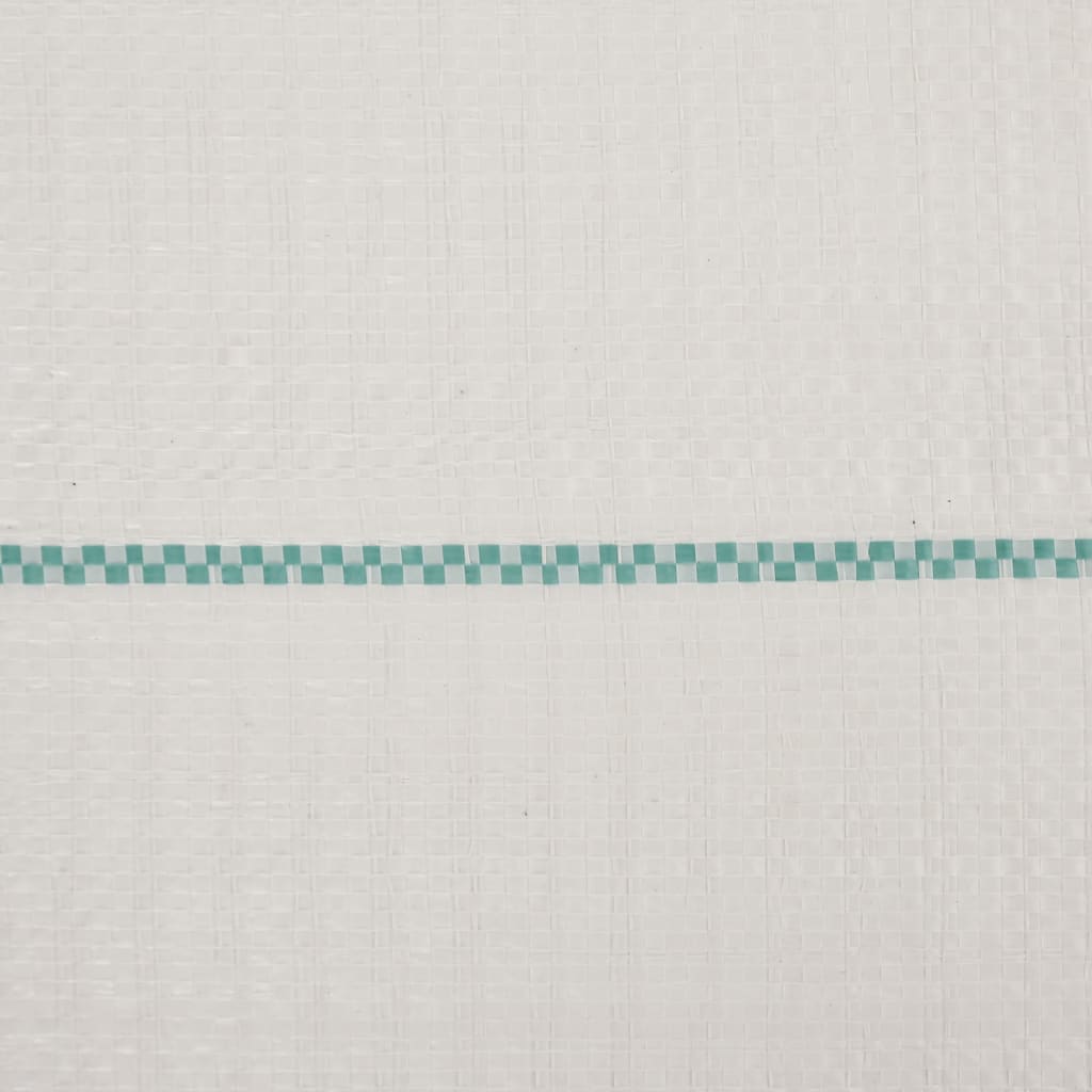 vidaXL Membrane anti-mauvaises herbes blanc 1,5x200 m PP