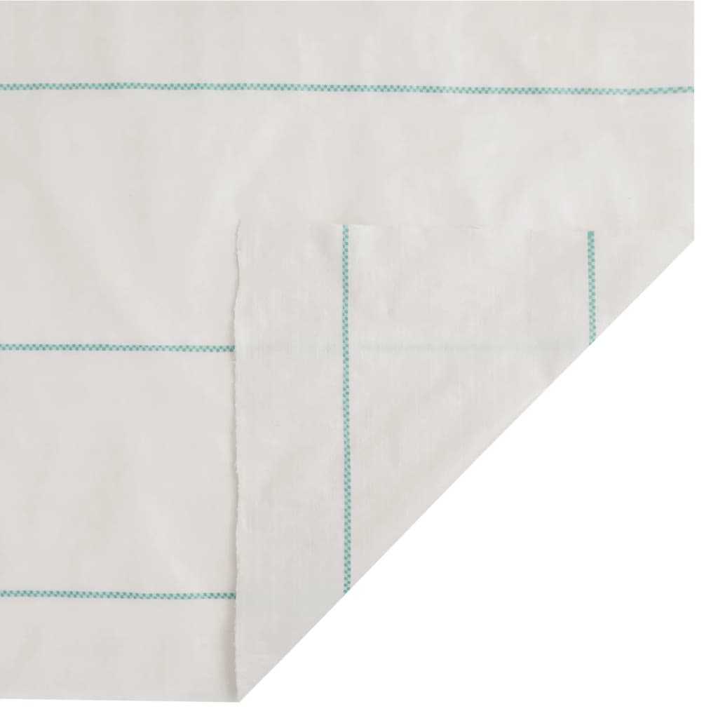 vidaXL Membrane anti-mauvaises herbes blanc 1,5x200 m PP