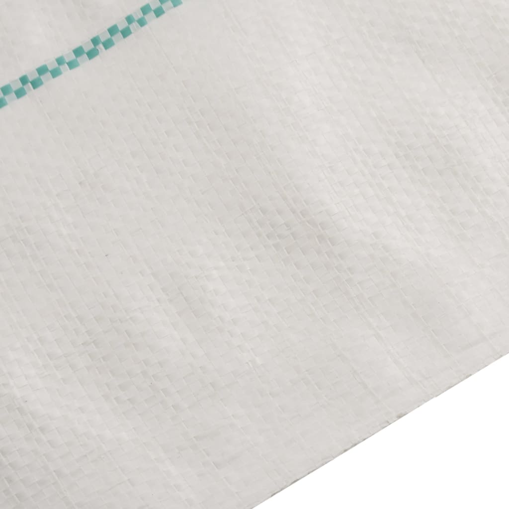 vidaXL Membrane anti-mauvaises herbes blanc 2x25 m PP