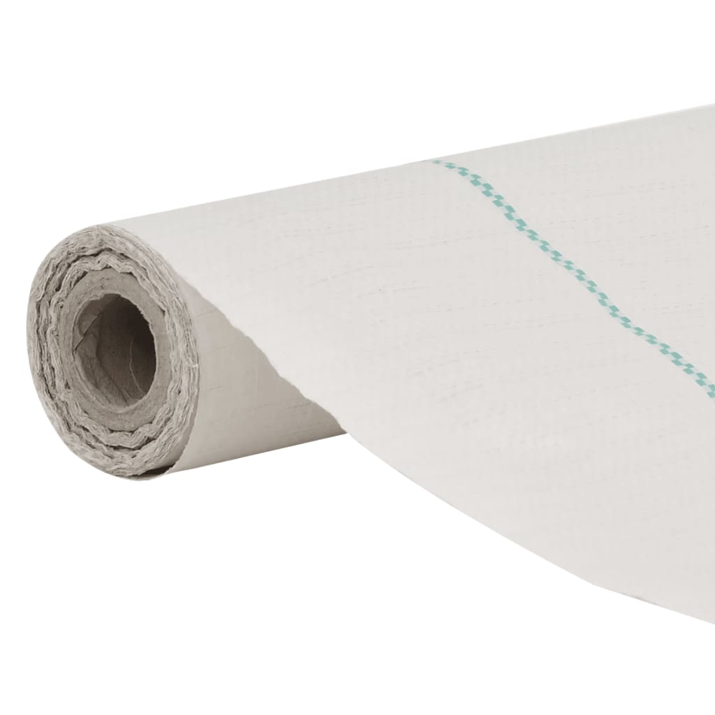 vidaXL Membrane anti-mauvaises herbes blanc 2x50 m PP