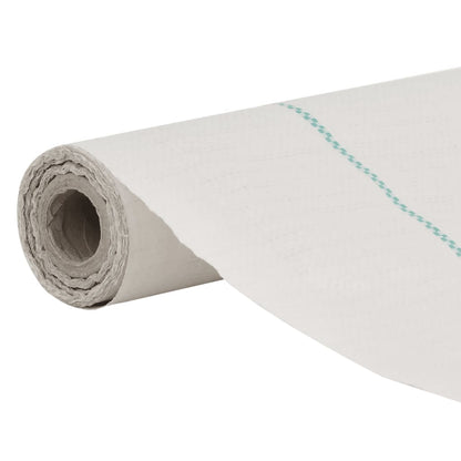 vidaXL Membrane anti-mauvaises herbes blanc 2x100 m PP
