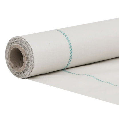 vidaXL Membrane anti-mauvaises herbes blanc 2x100 m PP