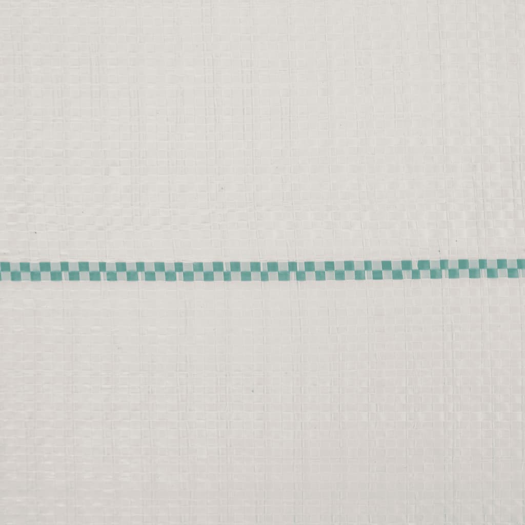 vidaXL Membrane anti-mauvaises herbes blanc 2x100 m PP