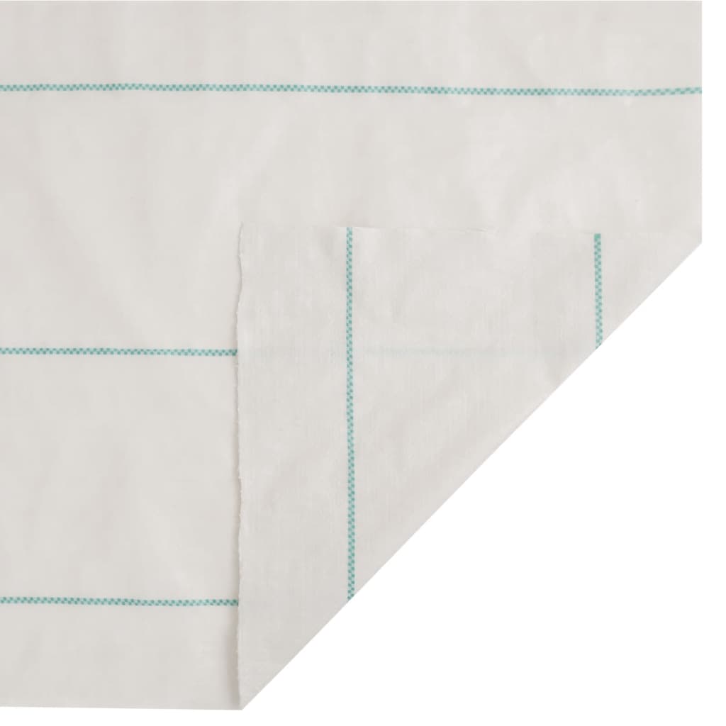 vidaXL Membrane anti-mauvaises herbes blanc 2x100 m PP