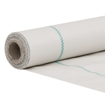 vidaXL Membrane anti-mauvaises herbes blanc 2x150 m PP