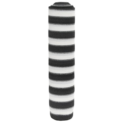 vidaXL Filet brise-vue anthracite et blanc 1,5x25 m PEHD 75 g/m²