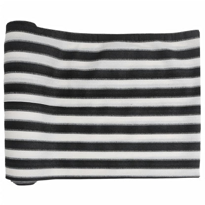 vidaXL Filet brise-vue anthracite et blanc 1,5x25 m PEHD 75 g/m²