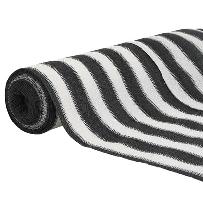 vidaXL Filet brise-vue anthracite et blanc 1,5x25 m PEHD 75 g/m²