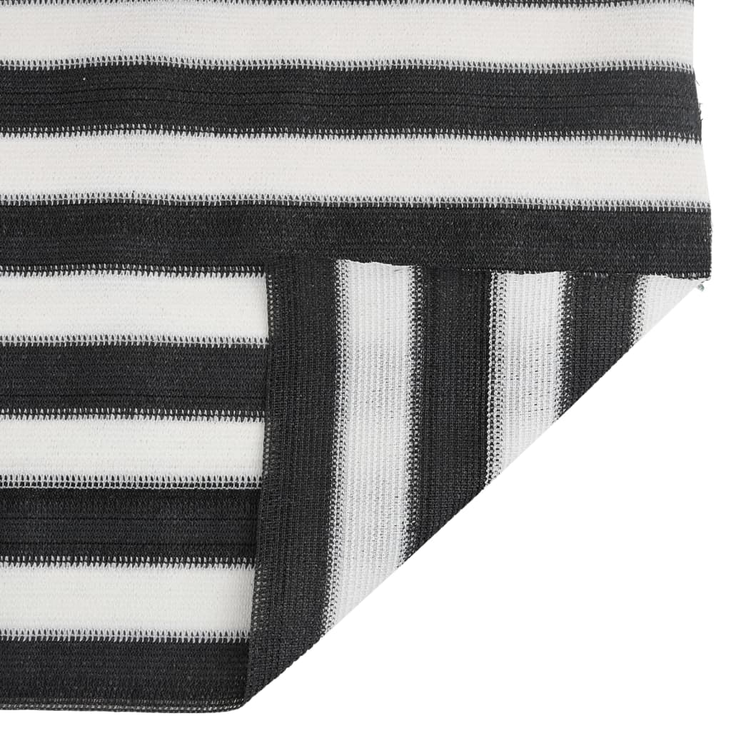 vidaXL Filet brise-vue anthracite et blanc 1,5x25 m PEHD 75 g/m²