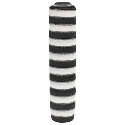 vidaXL Filet brise-vue anthracite et blanc 1,5x50 m PEHD 150 g/m²