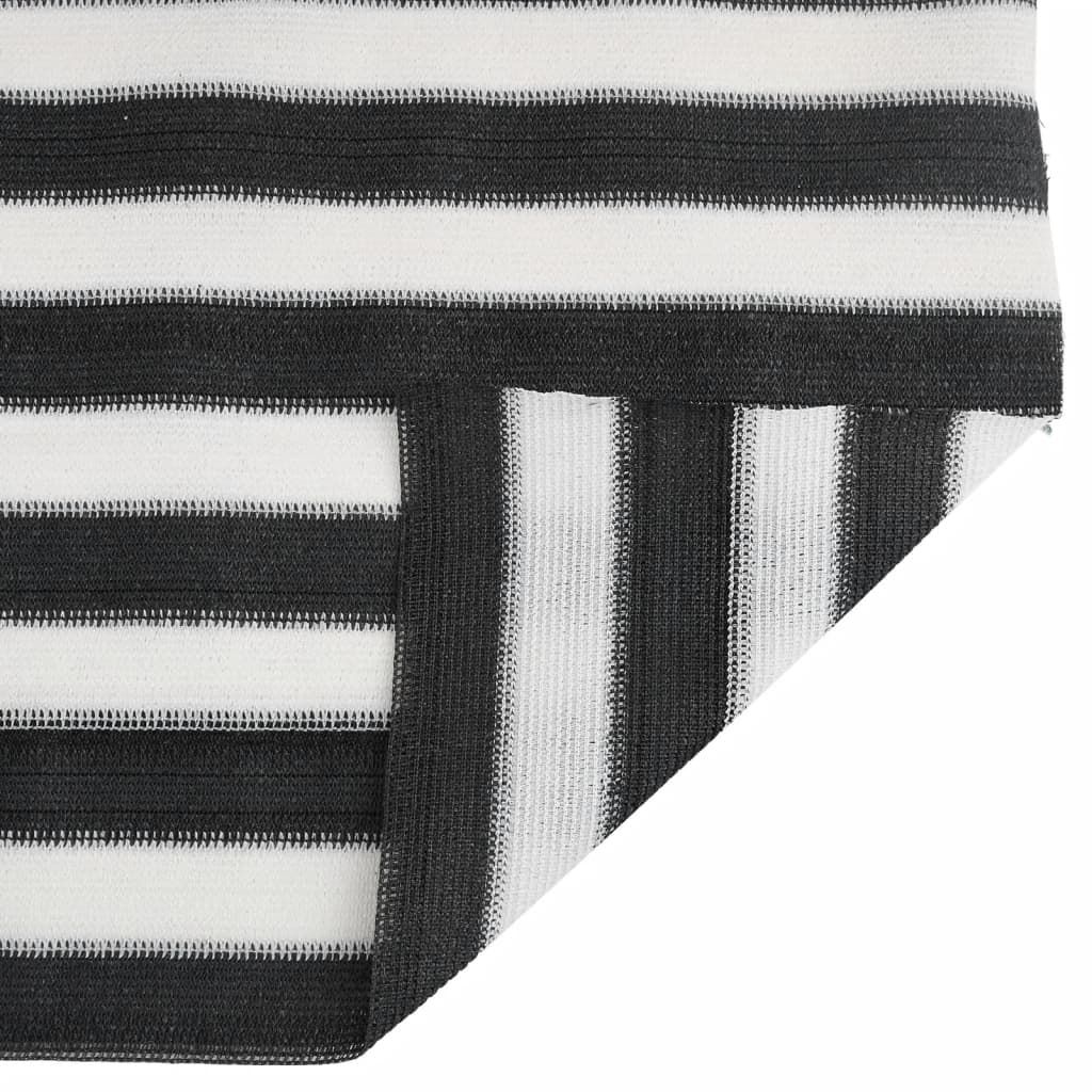 vidaXL Filet brise-vue anthracite et blanc 1,8x10 m PEHD 150 g/m²