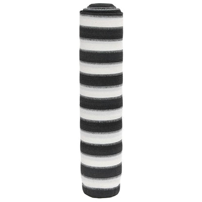 vidaXL Filet brise-vue anthracite et blanc 1,8x10 m PEHD 195 g/m²
