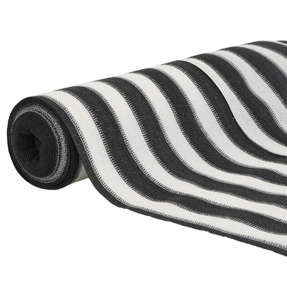 vidaXL Filet brise-vue anthracite et blanc 1,8x10 m PEHD 195 g/m²