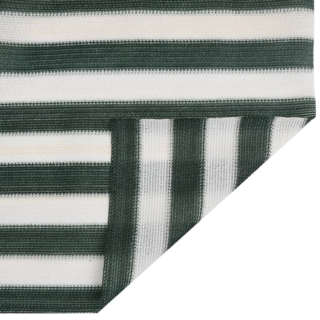 vidaXL Filet brise-vue vert et blanc 1,8x50 m PEHD 75 g/m²