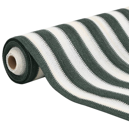 vidaXL Filet brise-vue vert et blanc 1,5x25 m PEHD 150 g/m²