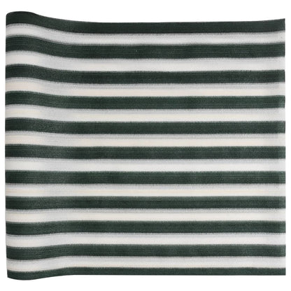 vidaXL Filet brise-vue vert et blanc 1,5x10 m PEHD 195 g/m²