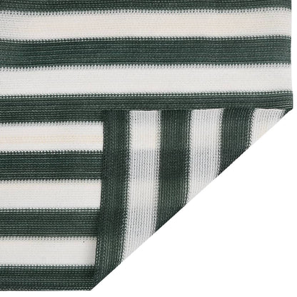 vidaXL Filet brise-vue vert et blanc 1,5x10 m PEHD 195 g/m²