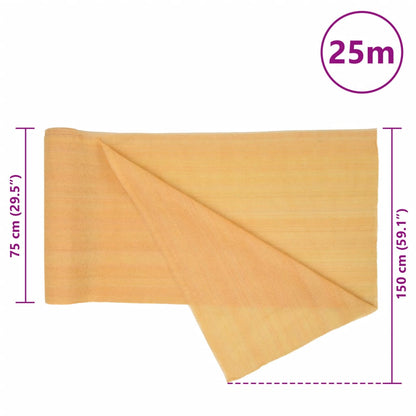 vidaXL Filet brise-vue sable 1,5x25 m PEHD 150 g/m²