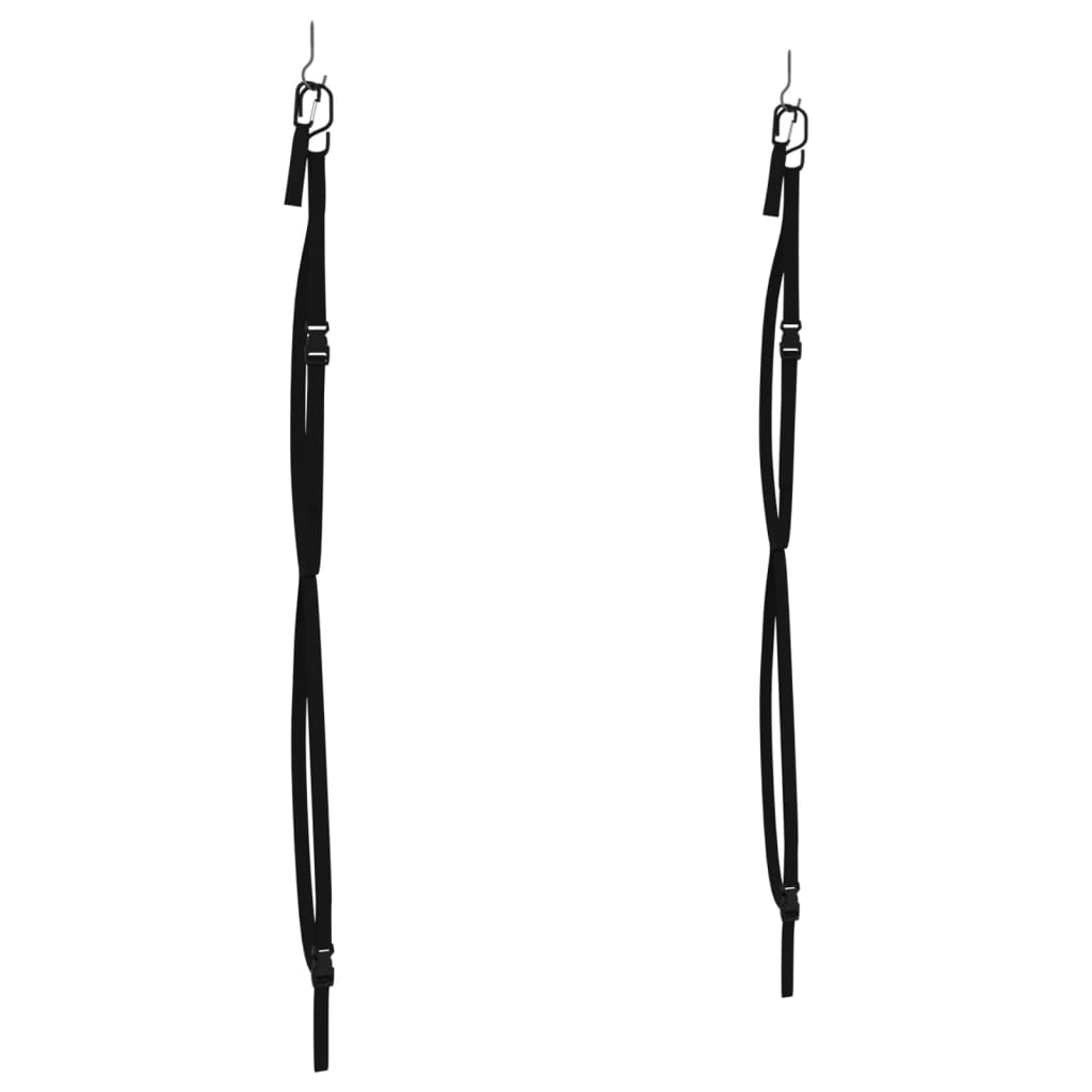 vidaXL Sangles de rangement doubles kayak avec clips de pagaie 50 kg
