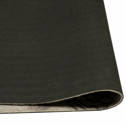 vidaXL Tapis de cuisine lavable imprimé café gris 45x150 cm velours