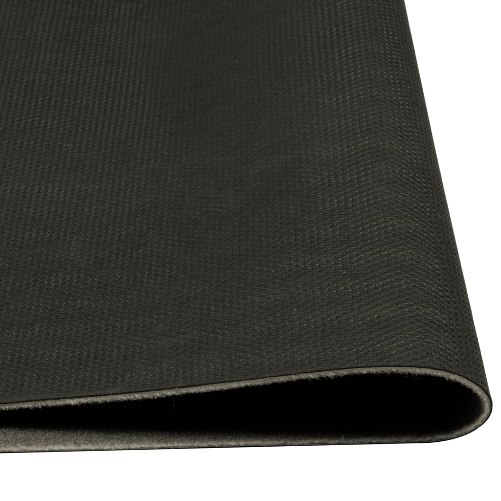 vidaXL Tapis de cuisine lavable imprimé Morning noir 60x180 cm velours