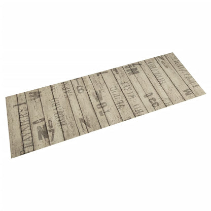 vidaXL Tapis de cuisine lavable impression de clôture 45x150cm velours
