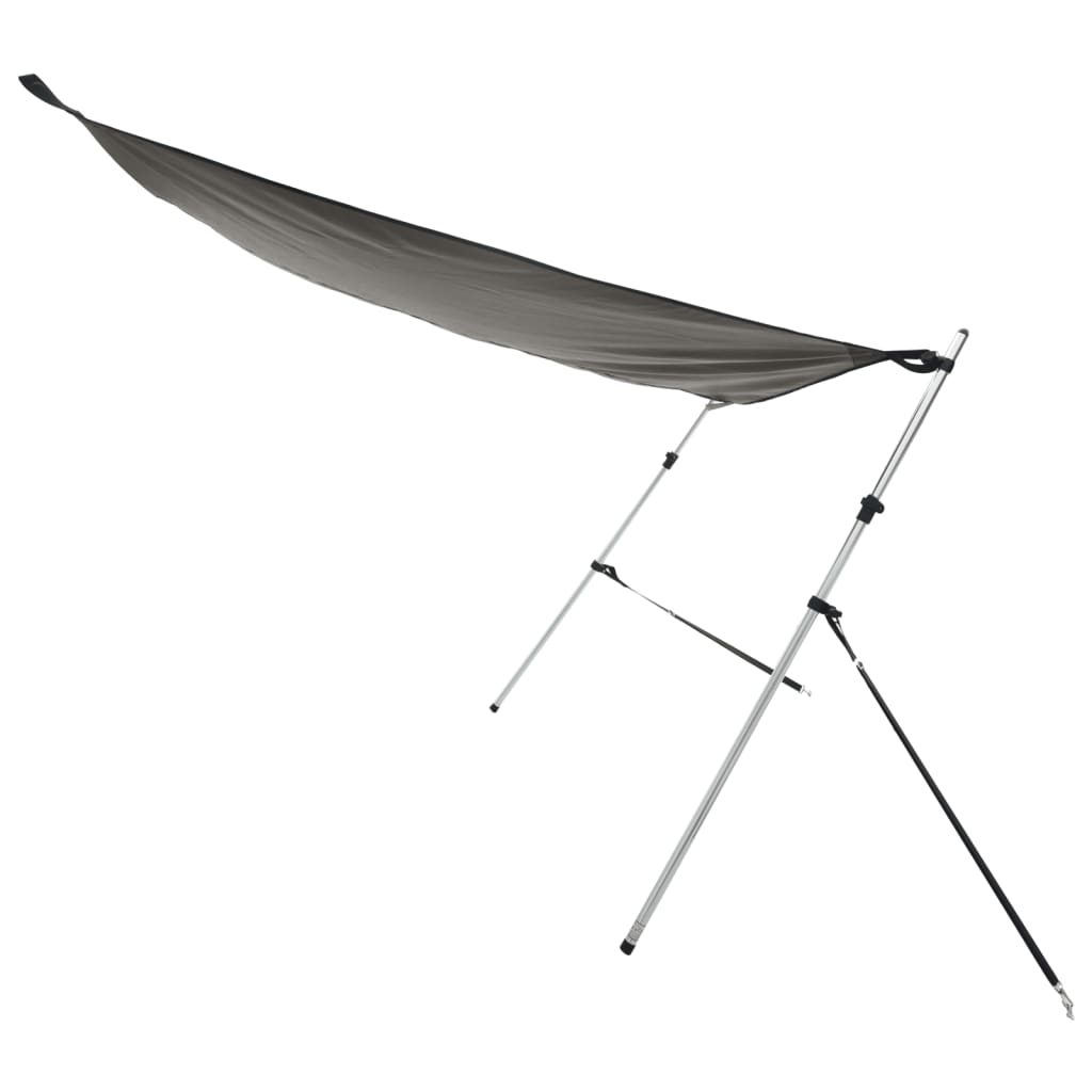 vidaXL Kit d'extension d'ombrage T-Top gris anthracite
