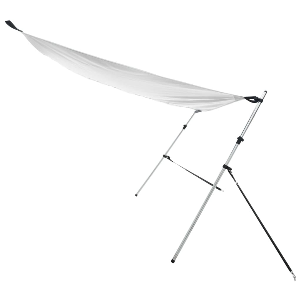vidaXL Kit d'extension d'ombrage T-Top blanc 174x205x(115-194) cm