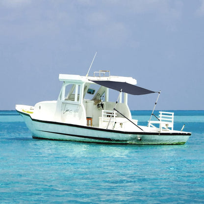 vidaXL Kit d'extension d'ombrage T-Top bleu marine 174x205x(115-194)cm