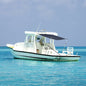 vidaXL Kit d'extension d'ombrage T-Top bleu marine 174x205x(115-194)cm
