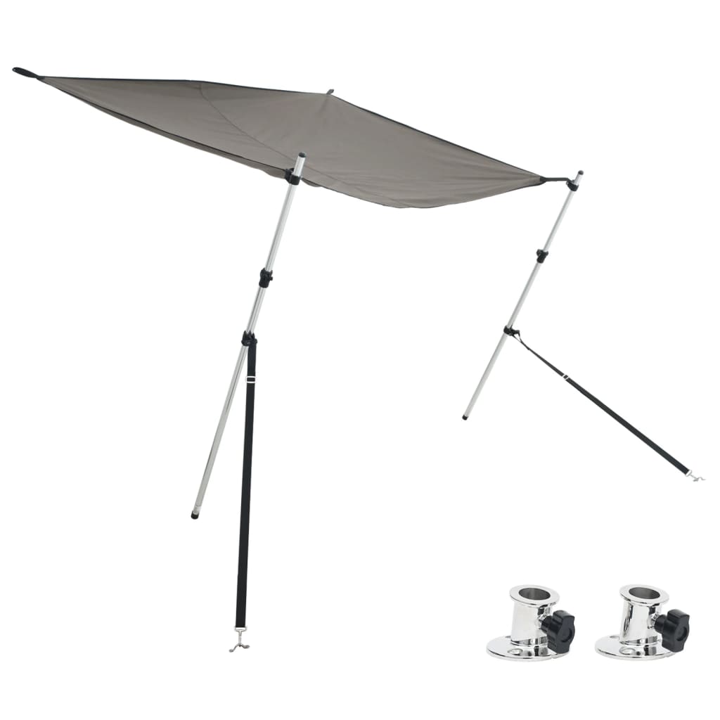 vidaXL Kit d'extension d'ombrage T-Top anthracite 174x205x(115-194) cm