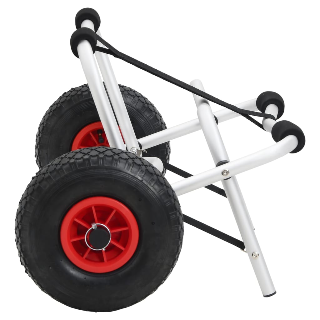 vidaXL Chariot pour kayak pliable 45 kg aluminium