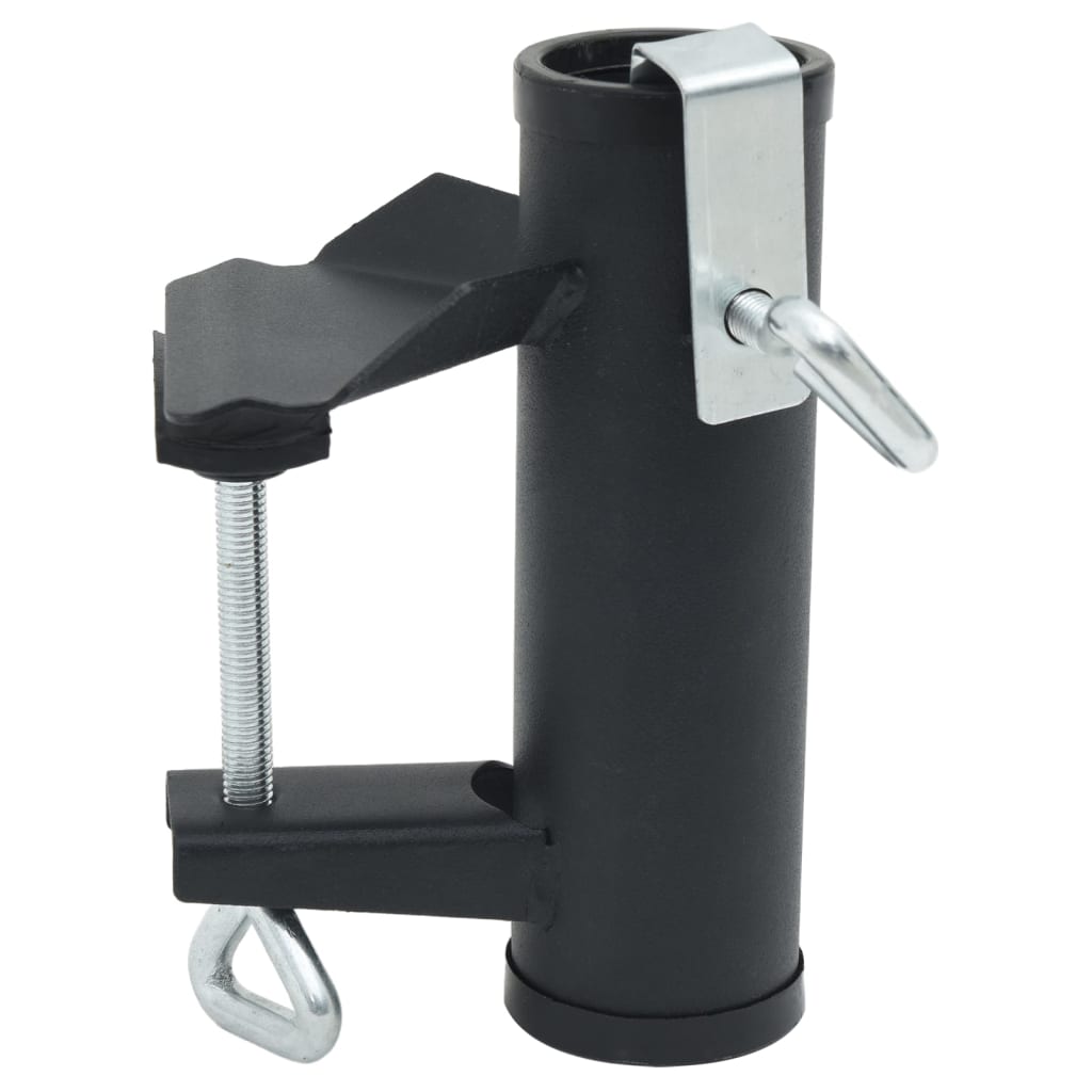vidaXL Pinces à parasol pour balcon 2 pcs 25-38 mm acier