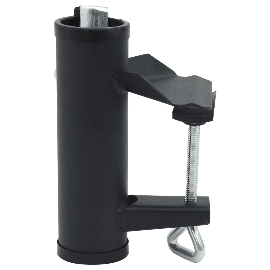 vidaXL Pinces à parasol pour balcon 2 pcs 25-38 mm acier