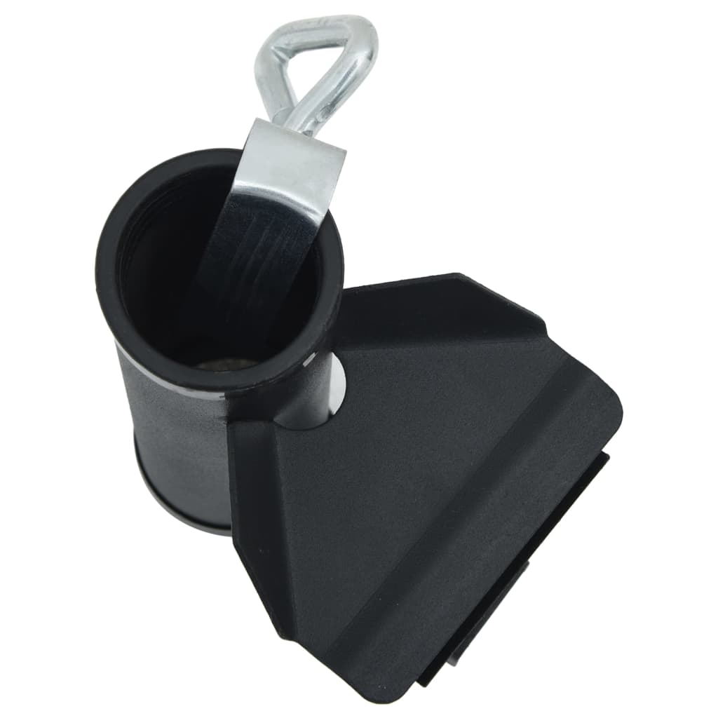vidaXL Pinces à parasol pour balcon 2 pcs 25-38 mm acier