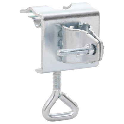 vidaXL Pinces à parasol pour balcon 2 pcs 32 mm acier