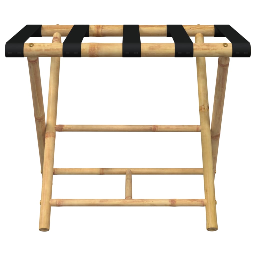 vidaXL Porte-bagages pliant 62x42x50,5 cm bambou