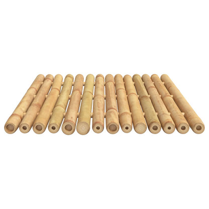 vidaXL Tapis de bain 2 pcs 50x35 cm bambou