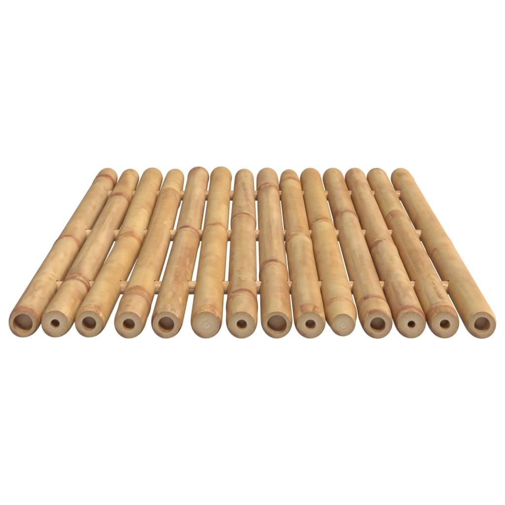 vidaXL Tapis de bain 2 pcs 70x50 cm bambou