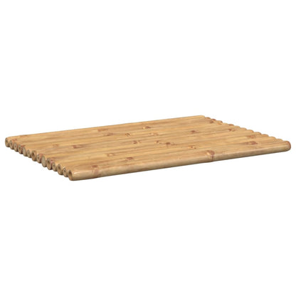 vidaXL Tapis de bain 2 pcs 70x50 cm bambou